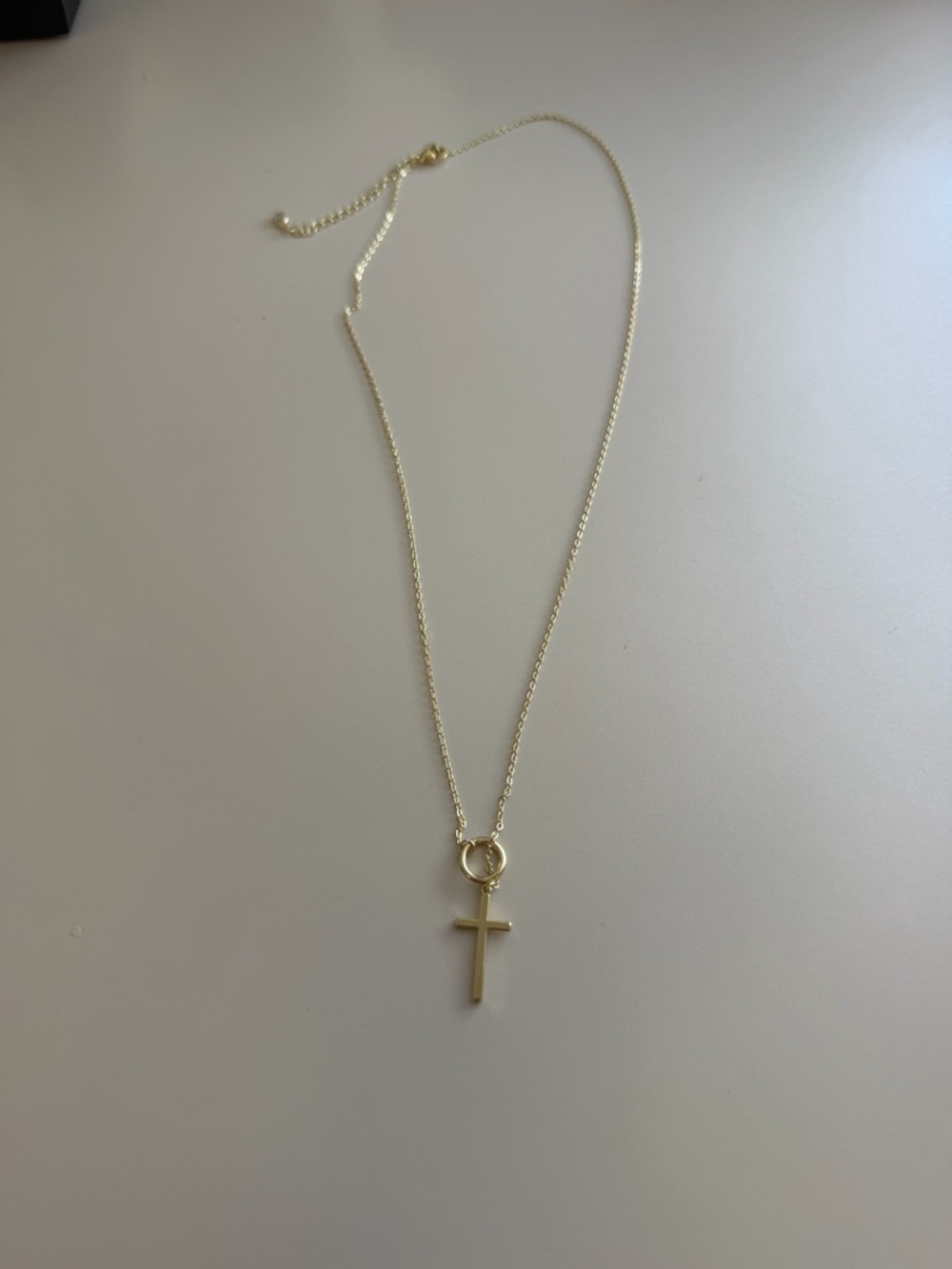 Source Unknown Gold Cross Pendant Necklace - Gold - Picture 2 of 7